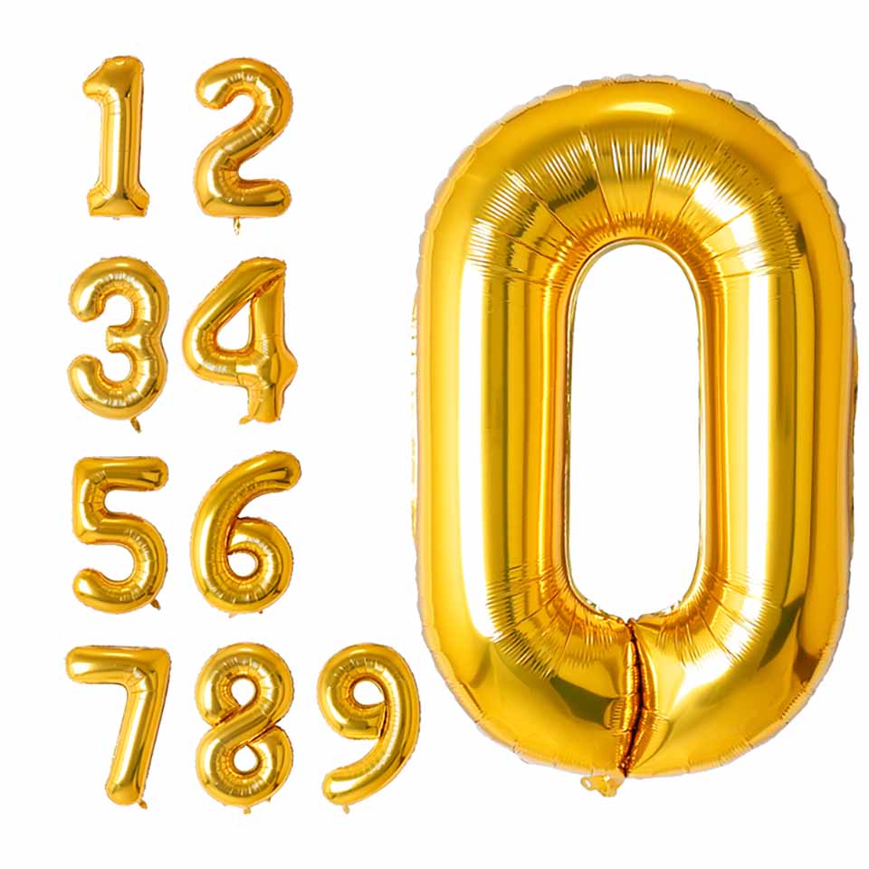 numbers foil balloon factory