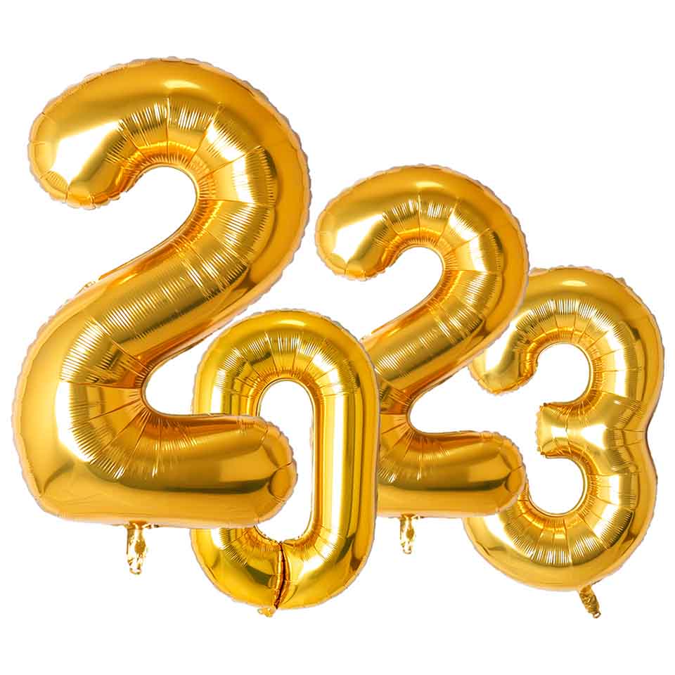 numbers foil balloon companies