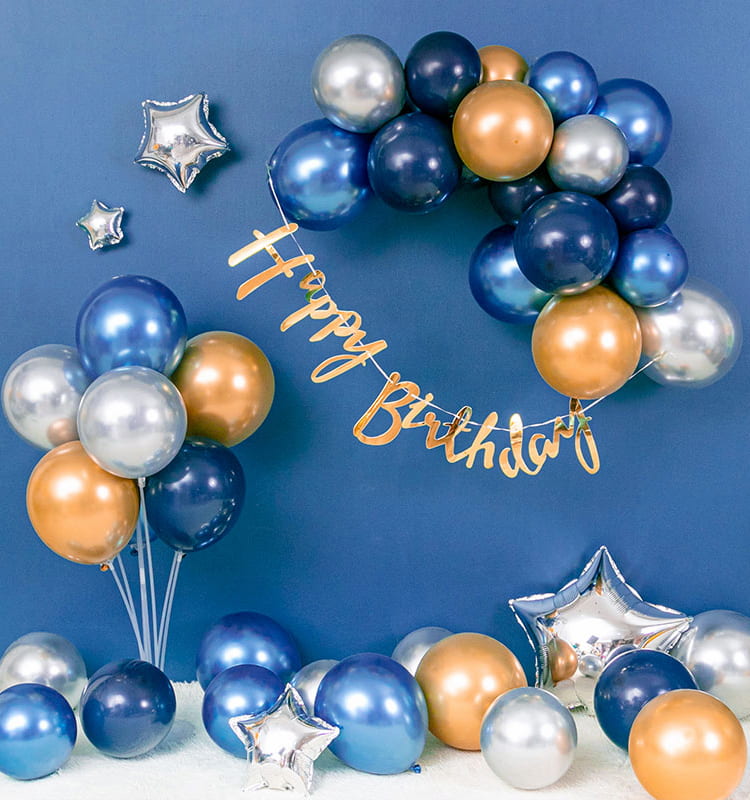 latex balloons arch decoration