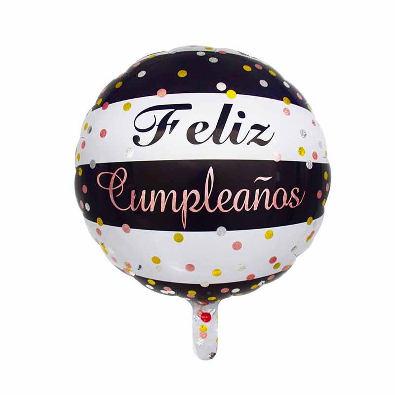 happy birthday balloons in spanish
