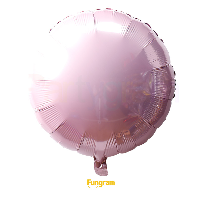 pink round foil balloon agency