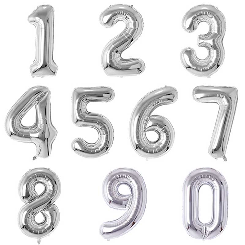 numbers foil balloon fabrication