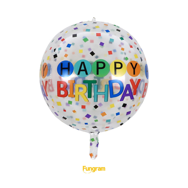 Happy birthday foil balloons supplier