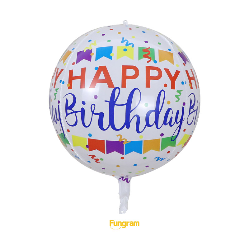 Happy birthday foil balloons bulk