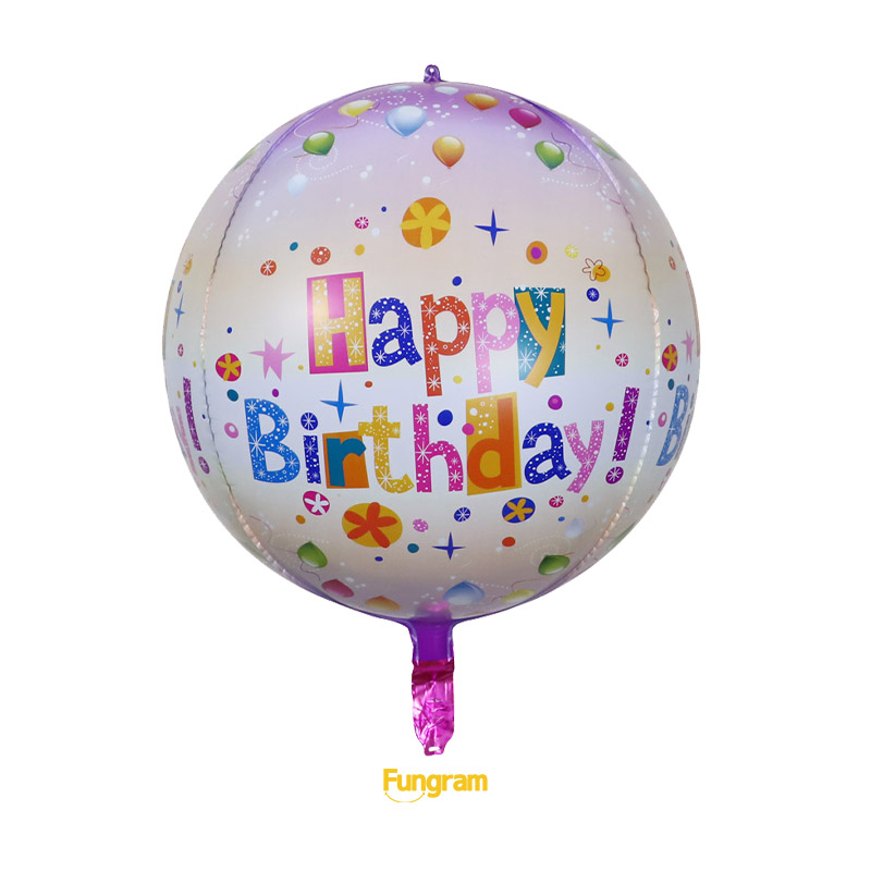 Happy birthday foil balloons inc