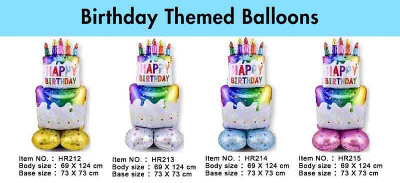 Happy Birthday Aluminium Balloons Service