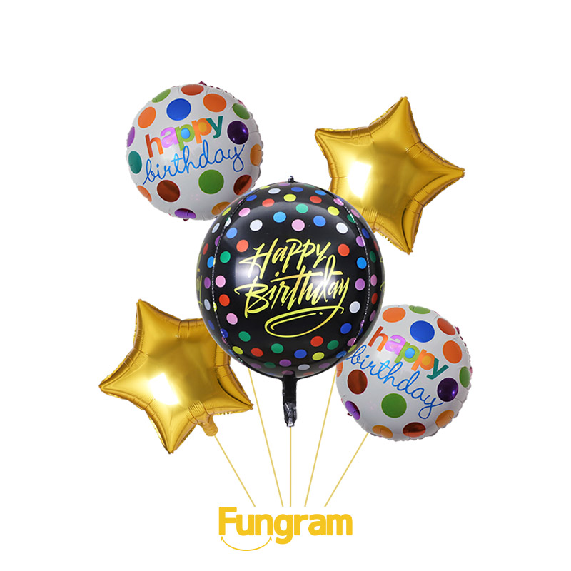 Birthday Mylar Balloon Set Bulks