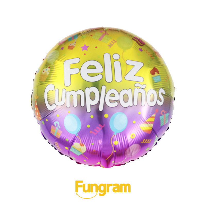 Aluminium Balloon Happy Birthday Bulk