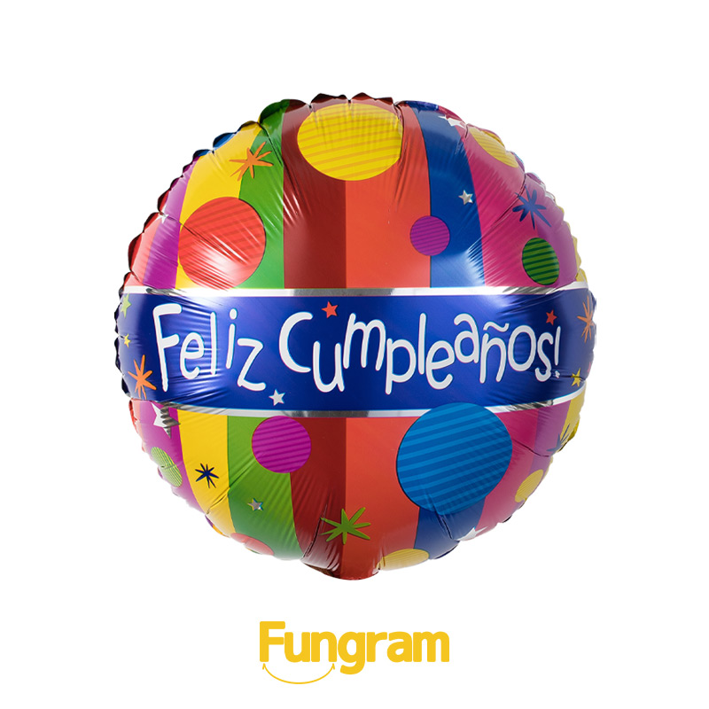 Spanish Happy Birthday Balloons Fabrication