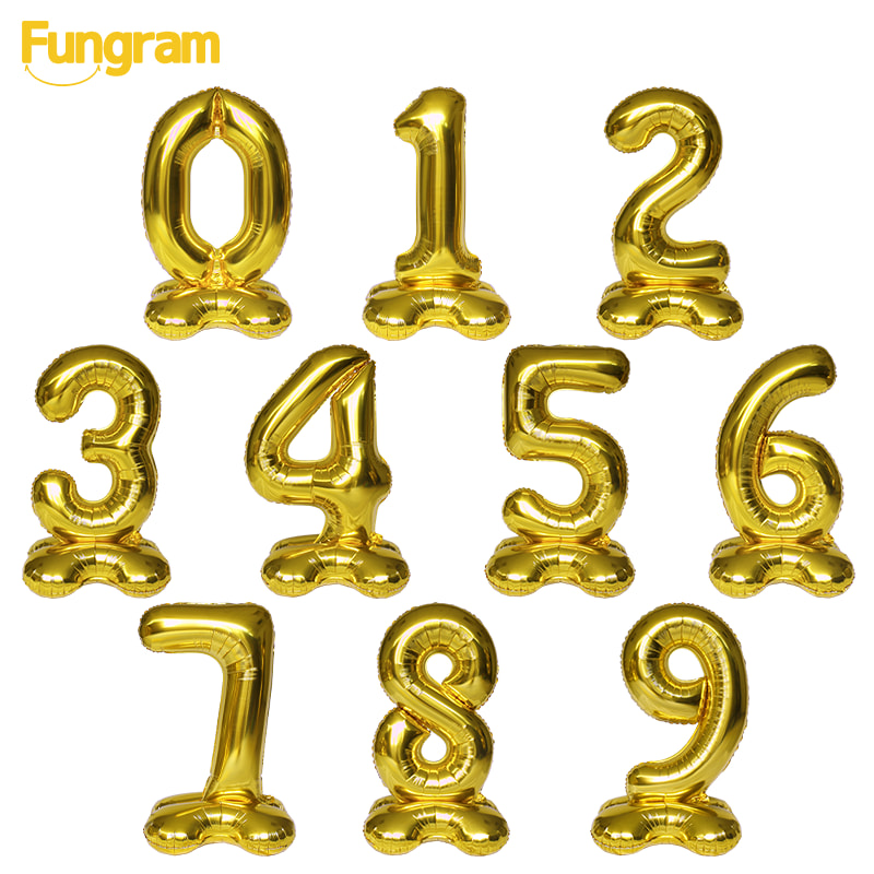 Standing Foil Number Balloon Company