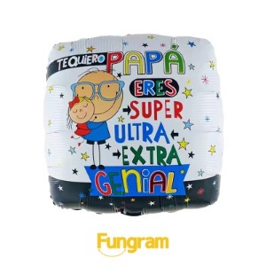 Happy Father's Day Foil Printed Globo
